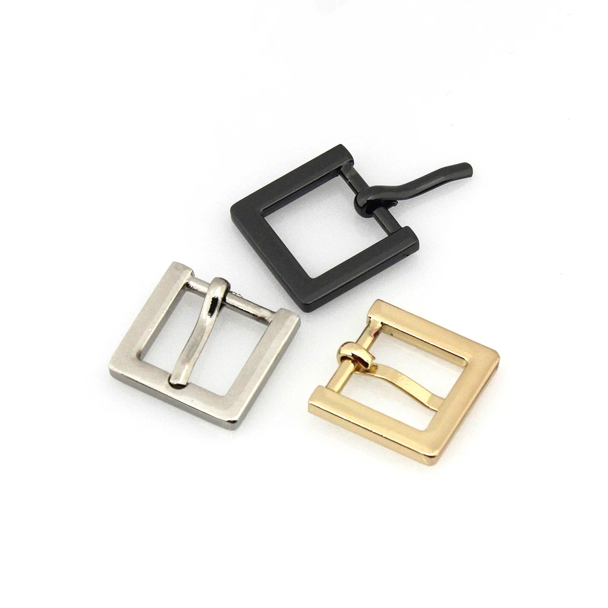 1 pcs Zinc Alloy Metal Belt Buckle End Bar Heel Bar Roller Buckle Single Pin Half Buckle Bag Leather Craft Strap Garment Webbing