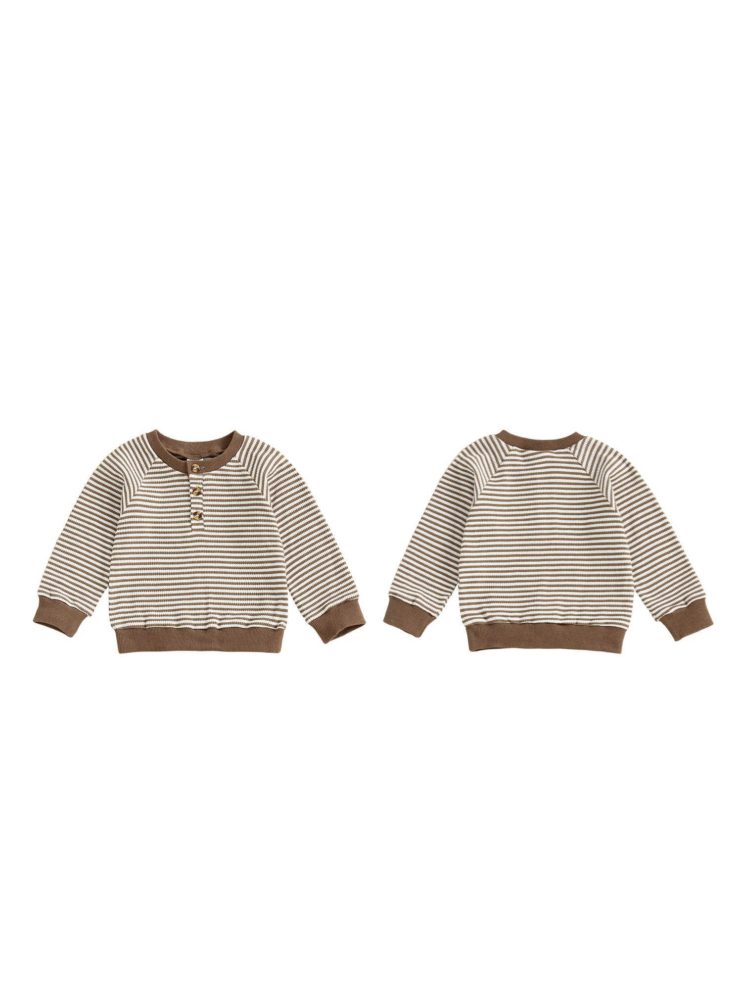 فستان شتوي رائع للفتيات الرضع أنيق بطبعة زهور وأكمام مكشكشة ورقبة دائرية وأزرار لأعلى معطف بلوفر #2