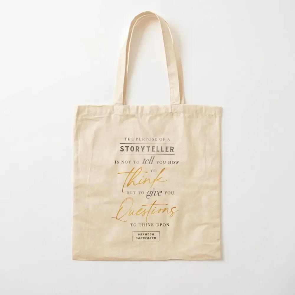 

Storyteller Tote Bag supermarket folding bag tote bags aesthetic Tote Bag