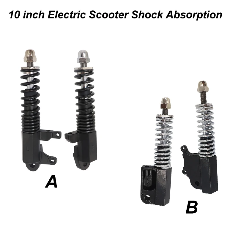 10 Inch Front Suspension Shock Absorber for Electric Scooter Hydraulic Spring Shock Absorption Kit Front Suspension Fork Parts