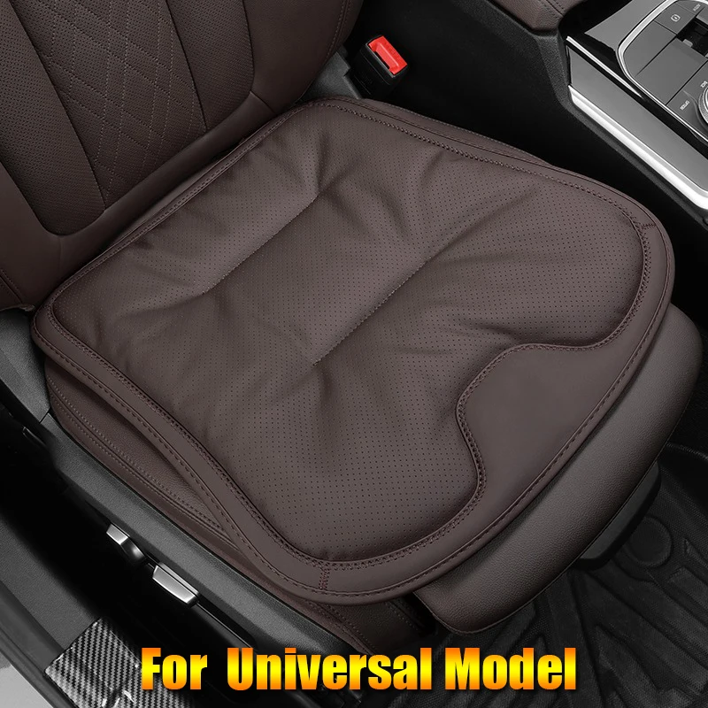 

NAPPA Leather Car Seat Cushion For Driving ,with Breathable Hole Non-Slip Bottom Comfort Car Seat Protector Automotive Parts