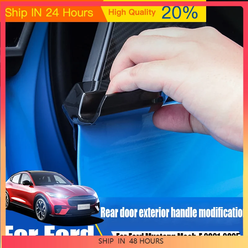 Suitable Suitabled Mustang Mach-E 2021 2022 2023 2024 2025 modified rear door outer handle accessories convenient door handle AB