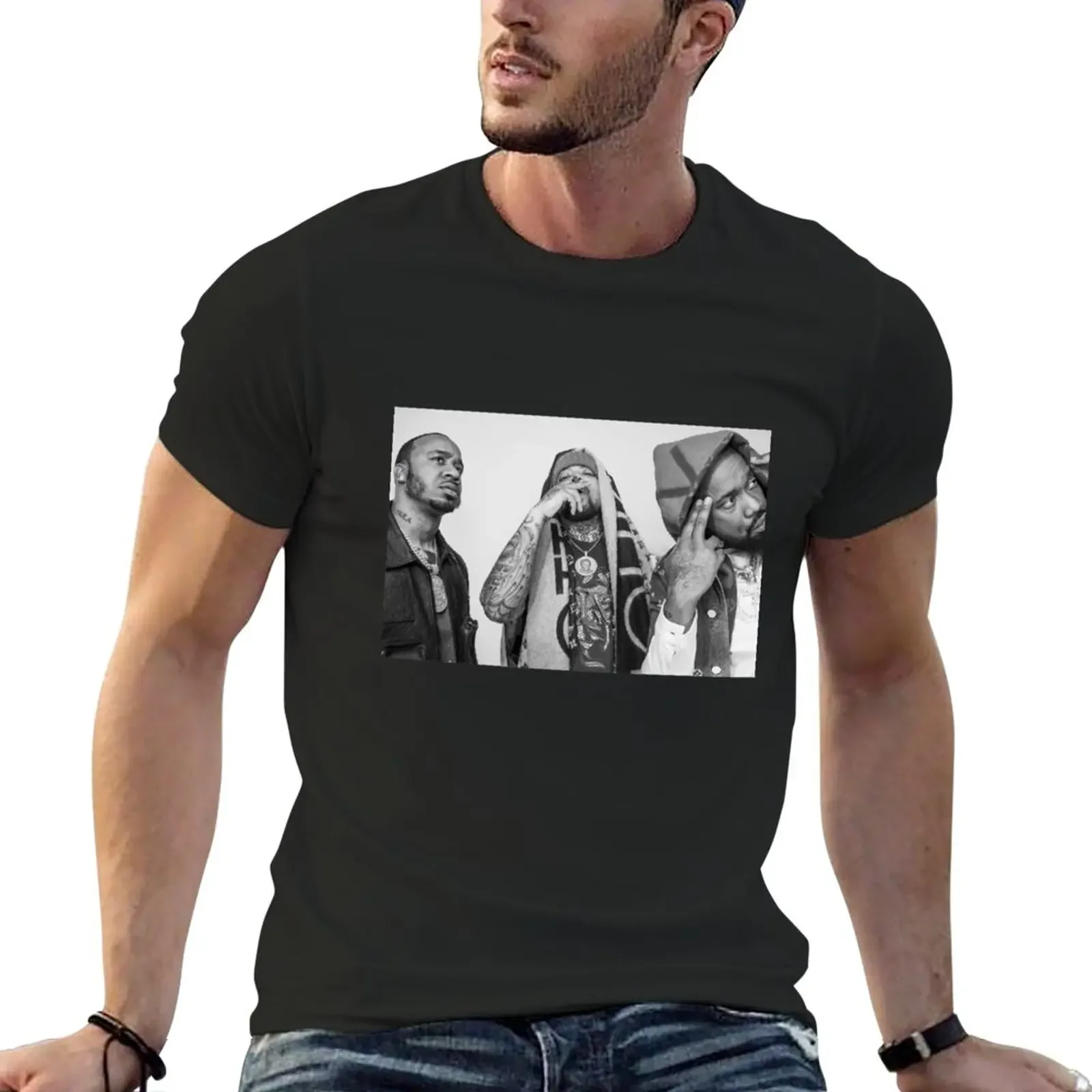 

Almighty GXFR T-Shirt graphics quick-drying vintage clothes Men's t-shirts