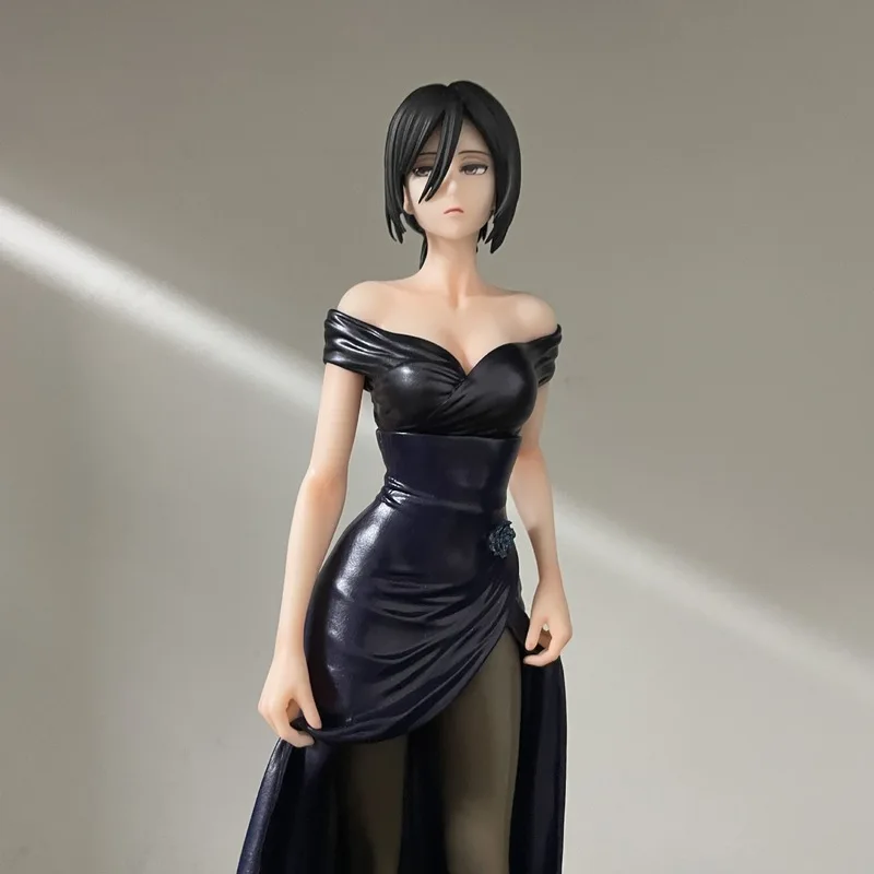 在庫あり-進撃の巨人-ミカサ・アッカーマン-gk-イブニングドレス-アニメフィギュア-コレクタブルフィギュア-デスクトップデコレーション-大人向けコレクション