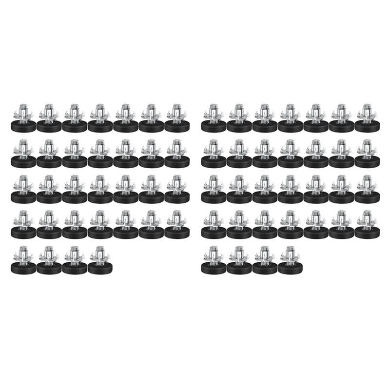 

Регулируемые мебельные опоры AT21-64 PCS M6 с резьбой, вкручиваемые в ножки стульев, регулируемые ножки для мебели, выравнивающие опоры для ножек.