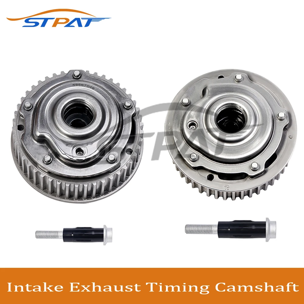 STPA 2PCS Intake Exhaust Engine Timing Camshaft Gear For Chevrolet Cruze Sonic Opel Vauxhall Astra  55567048 55567049 55568386