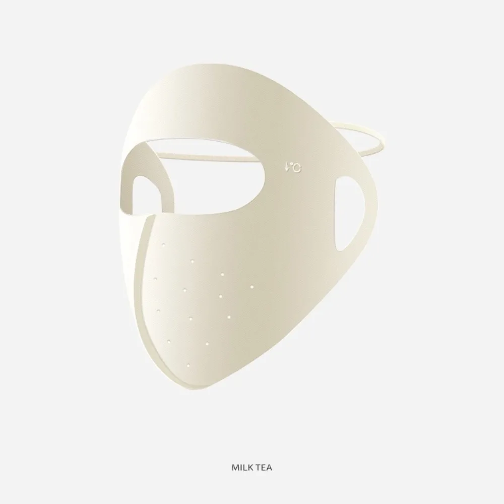 

Новая дышащая маска из ледяного шелка, бесследная с ветрозащитной веревкой, солнцезащитная маска, анти-УФ-защита для лица, шарф унисекс