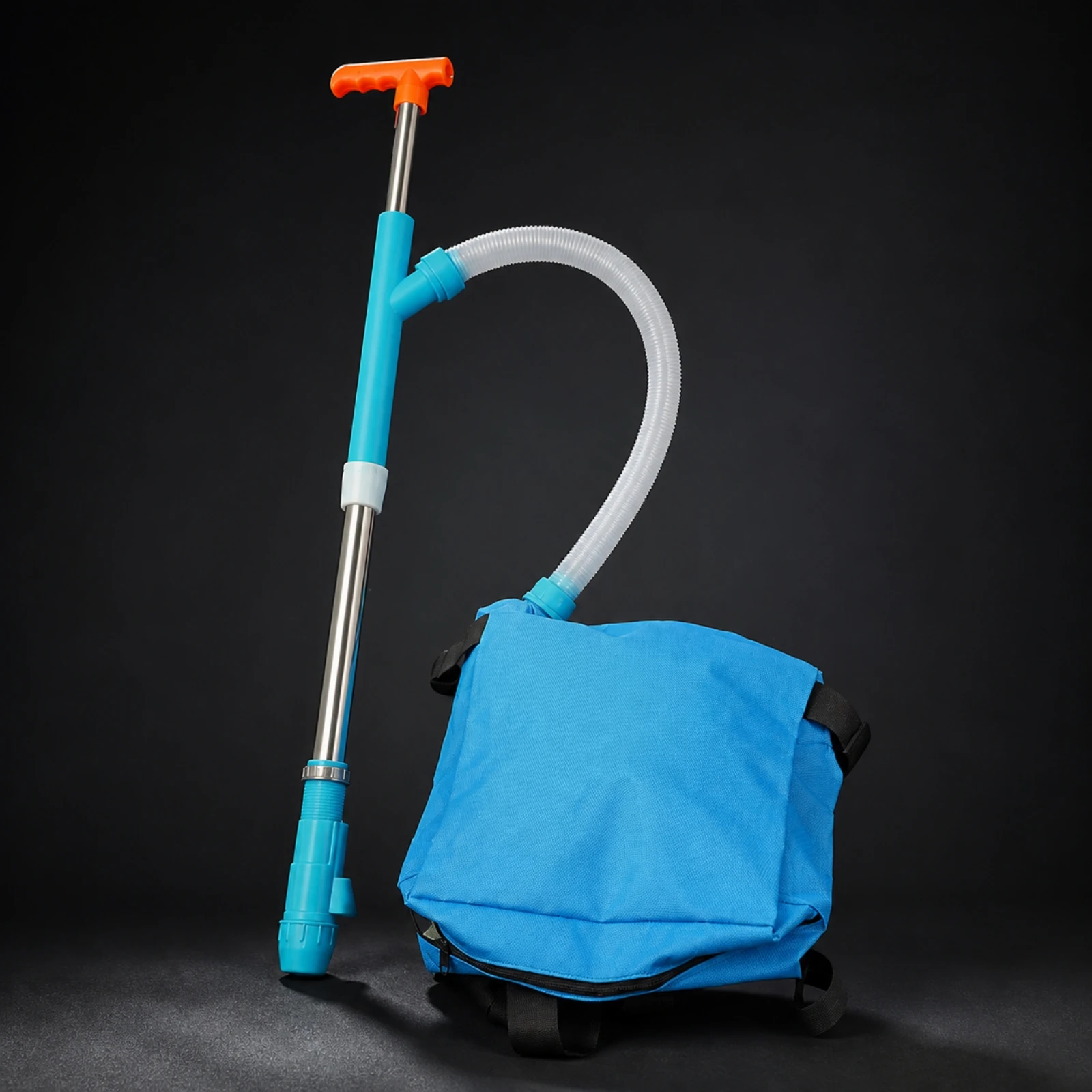 Fertilizer Applicator with Backpack Hopper Easy to Use Manual Backpack Fertilizer Dispenser Agricultural Tool Wear-Resistant