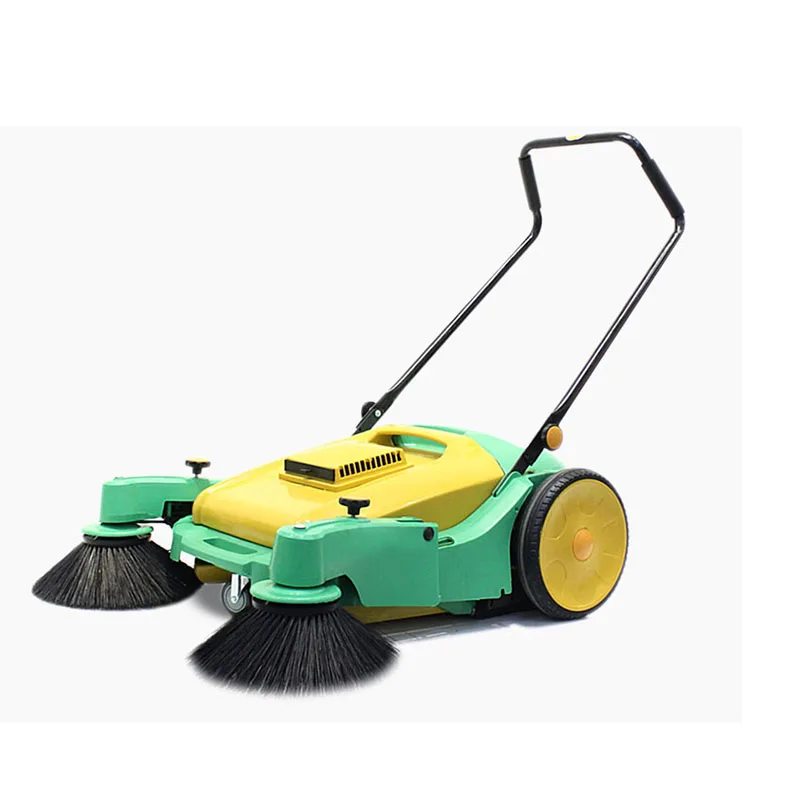 Công Nghiệp Đi Bộ-Phía Sau Quét Nhà Máy Sản Xuất Xưởng Với Trang Trại Đường Kho Bụi Unpowered Sweeper