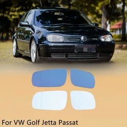 Car Side Heated Rearview Mirror Glass left & right White&Blue for vw Golf 4 JETTA MK4 Passat B5 Bora 1J1857521 1J1857522