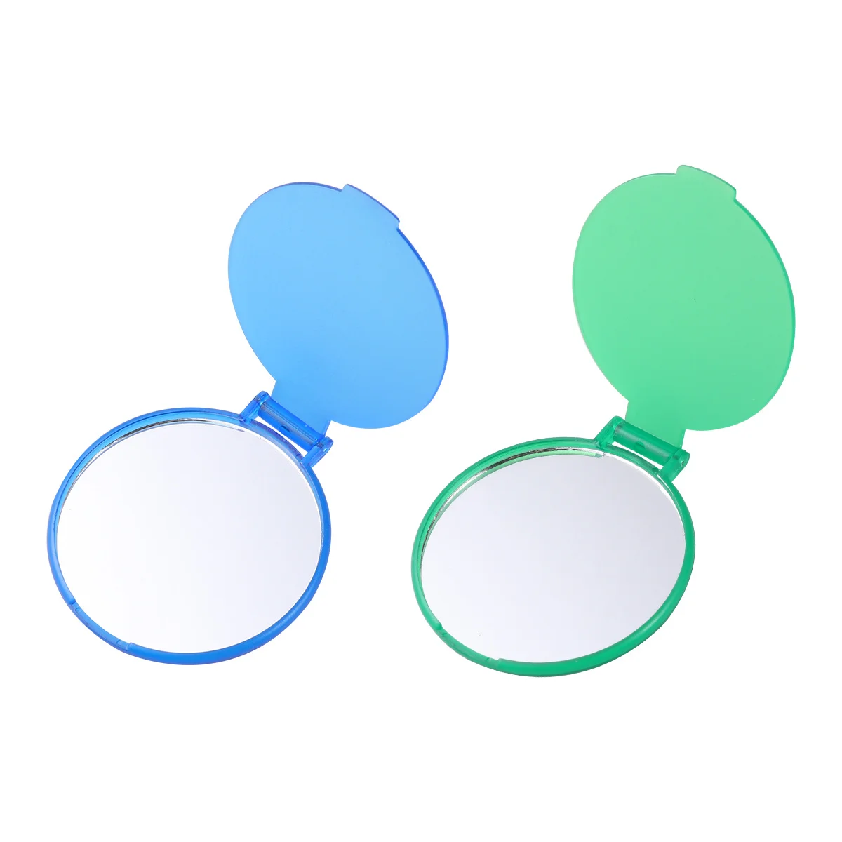 24Pcs Round Portable Makeup Mirrors Folding Compact Mirrors Pocket Mirror Gift for Women Makeup Artists