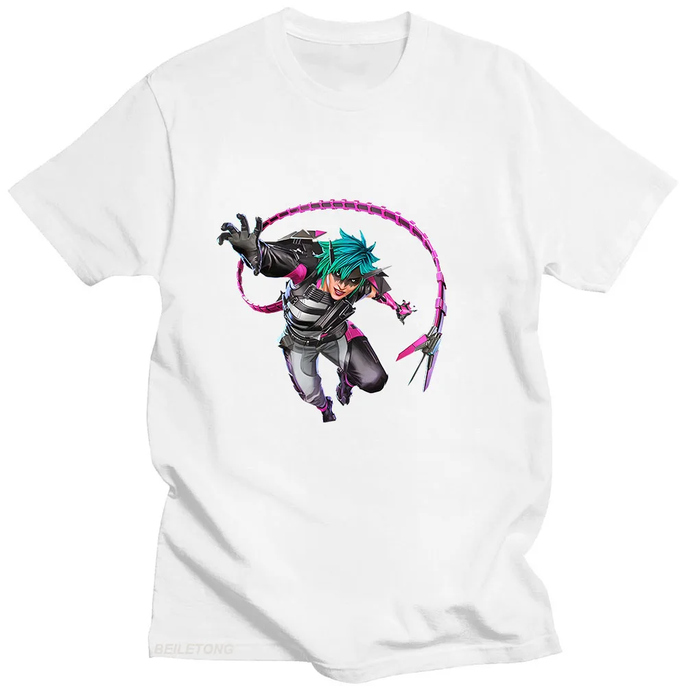 Cartoon Harajuku Anime T-shirt Apex Legends Summer Cotton Tee-shirt Funko Pop Aesthetic O-neck Tshirt Sudaderas Fashion Clothes image 3