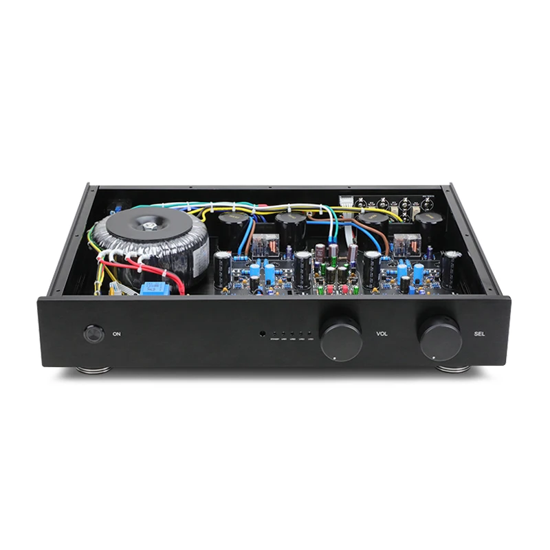 Imagem -02 - Baseado em Naim Nac152 Preamp & Nap200 Amplificador Combinado 75w Mais 75w Ohm Way Rca Entrada com Controle Remoto Versão Novo