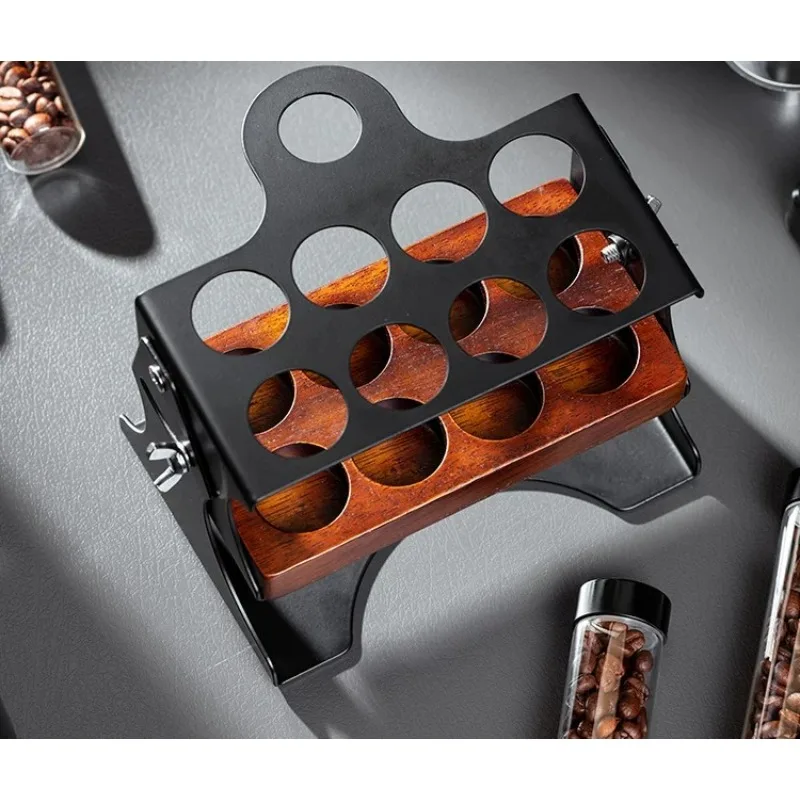 Coffee Bean Sorting Bottle Sealed Canister Exhaust Valve Test Tube Display Rack Fragrance Bottle Storage Rack Set Adjustable