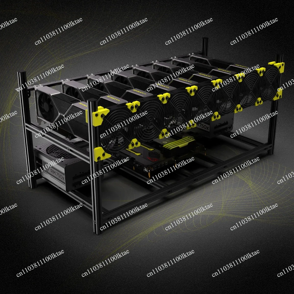 Корпус для майнинга из алюмини – обзор и цена Gpu Mining Rig Frame 8 Gpu