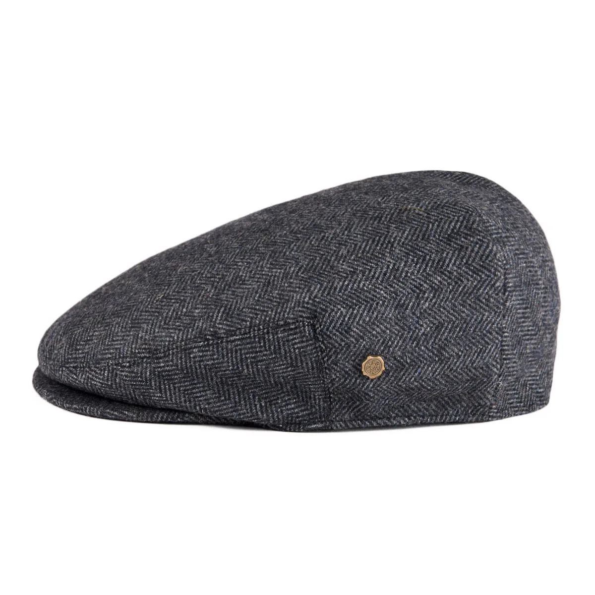 VOBOOM Ivy Cap Herringbone Flat Caps 50% Wool Tweed Scally Cabbie Hat NewsboyCap Bunnet Paddy Dai Cheese-cutter Driving Hats