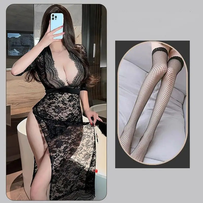 Bridal Sexy Underwear New Year Princess Costumes Exotic Lace Wedding Dress Roleplay Christmas Strap Sex Outfit Plus Apparel