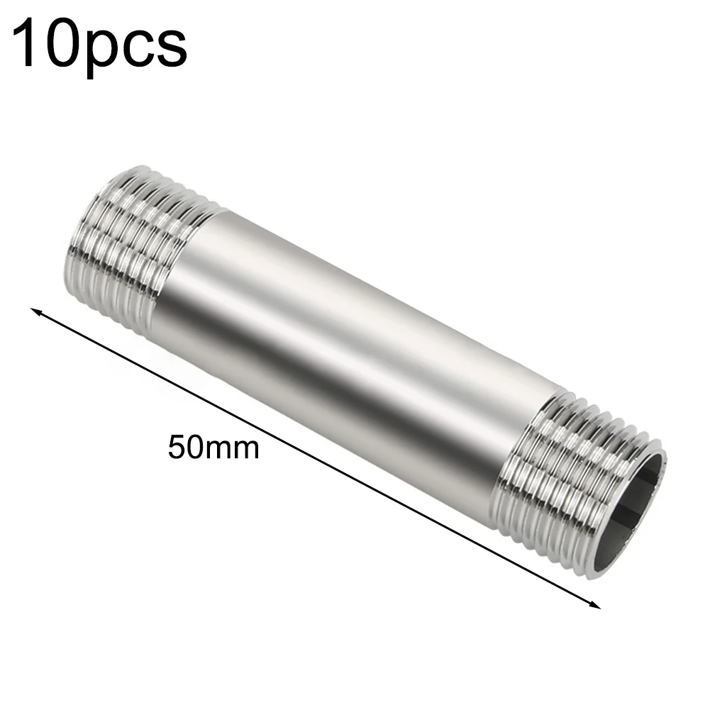 Double-ended Extension Tube 201 Stainless Steel Tube Extension For Faucets High Strength Rust-proof Water Pipe Extension