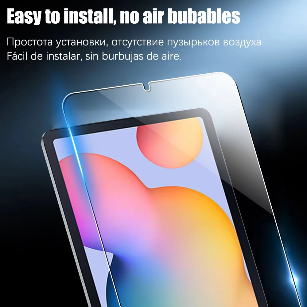 2Pcs For Samsung Galaxy Tab S10 Lite 2025 S10 FE Tempered Glass Screen Protector S7 S8 S9 FE S6 Samsung Tab A8 Lite A9 Plus Film