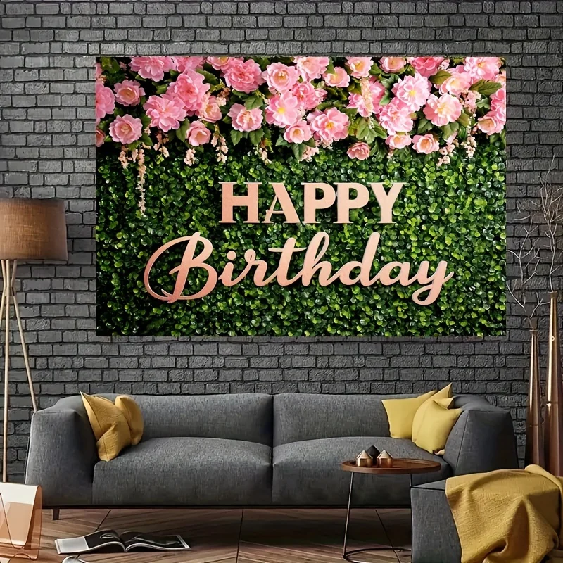 Pink roses, green leaves, happy birthday, background photography, simple flowers, spring, natural plant background