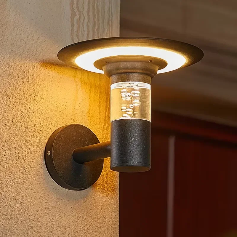 LED Solar Lights Outdoor Waterproof IP67 Cube Design Garden Lights Sunlight Sensor Battery Powered Courtyard Balcony Fence