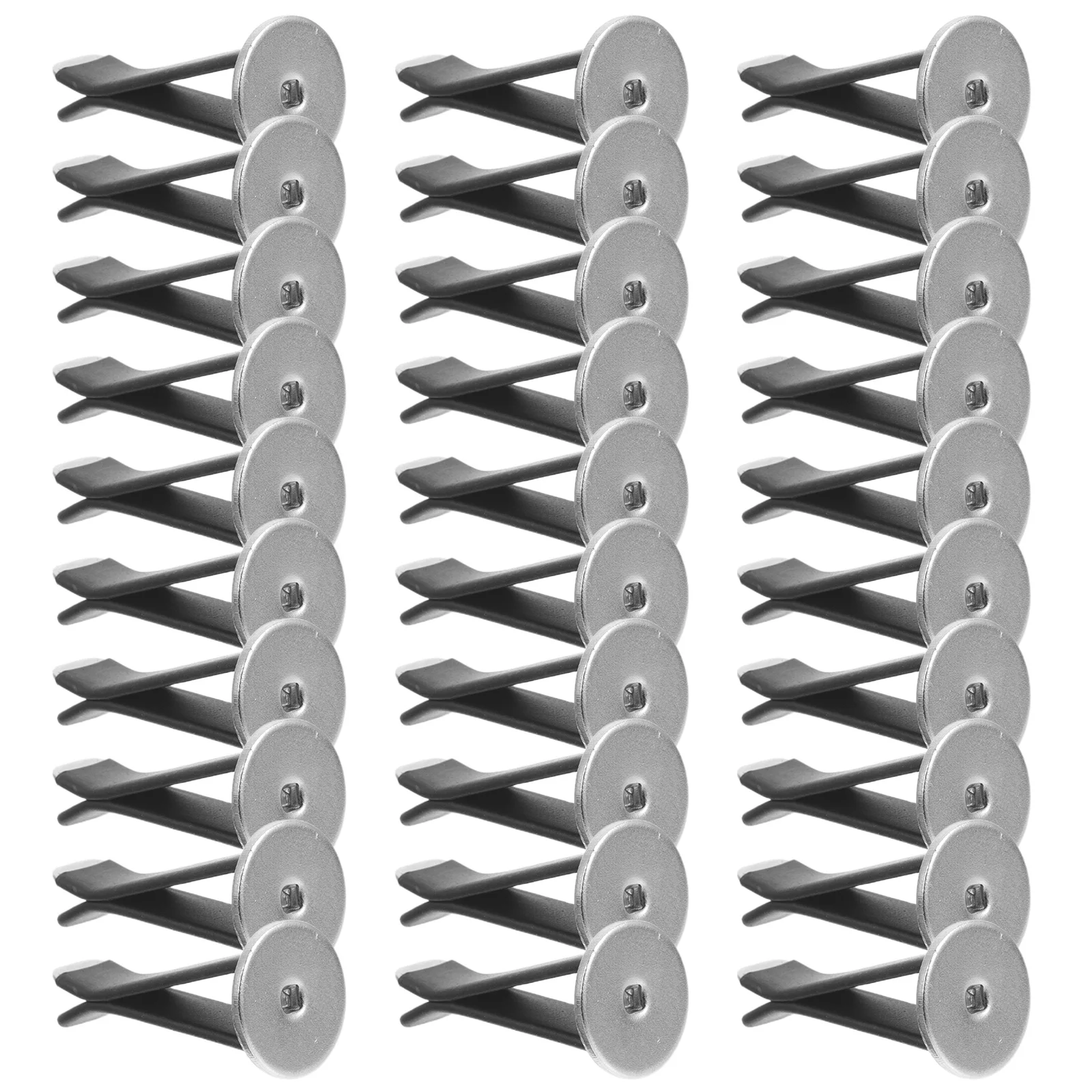 

30pcs Car Air Outlet Clip Stylish Metal Vent Fragrance Holder DIY Accessories Conditioning Black Mount Air Vent Clips Car
