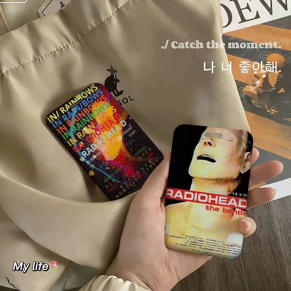 

Держатель для бейджа Art Rock Band Radiohead из ПВХ-материала, чехол для ID-карты для работы, ключей медсестры и кошелька