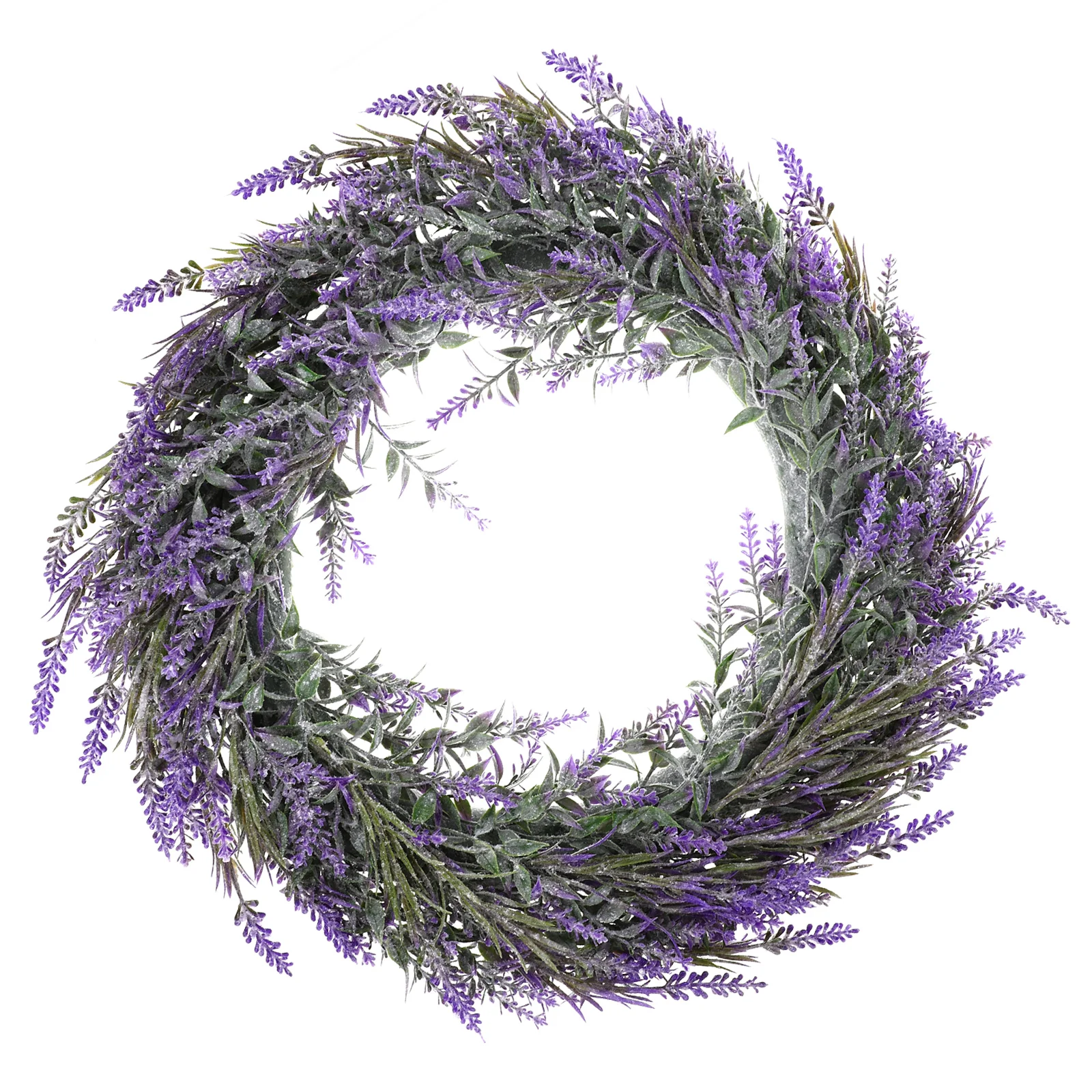 

Artificial Lavender Wreath Beautiful Decoration Front Door Wall Bedroom Plastic Material Superior Long Time Use