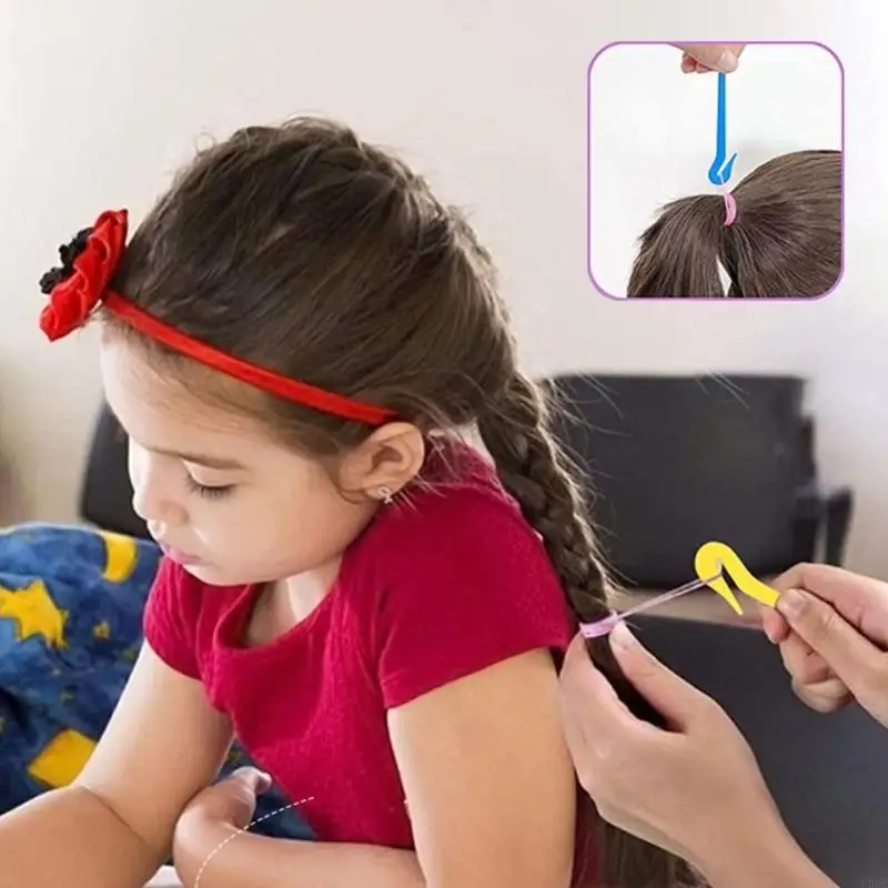 U0DE Инструмент для хвоста во французском стиле и набор расчесок для хвоста крысы Парикмахерский инструмент для женщин