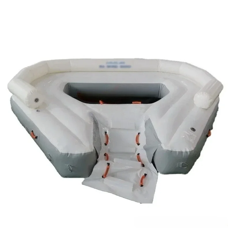 

Luxury Inflatable Superyacht Floating Water Retreat Lounge Inflatable Floating Island