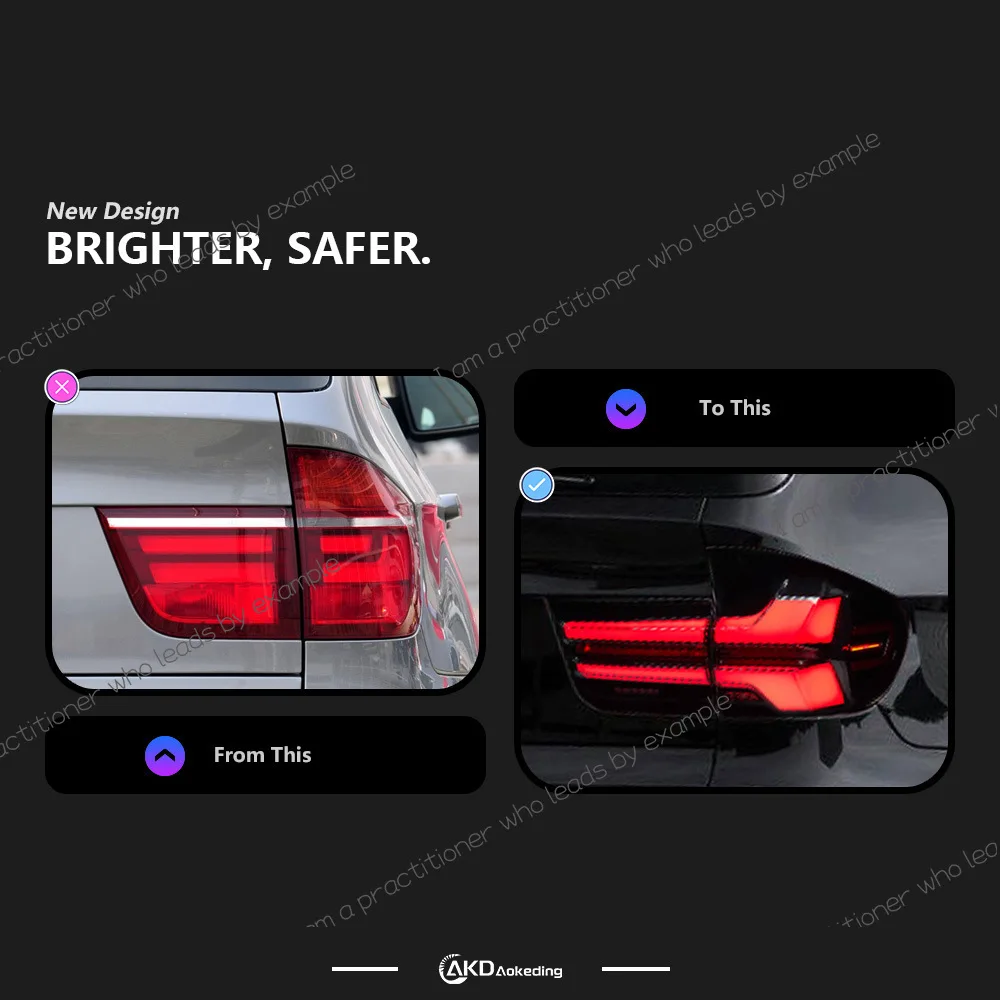 For 07-13 car lights BMW X5 LED tail light E70 LED tail light G05 design signal light TY-WP-0312