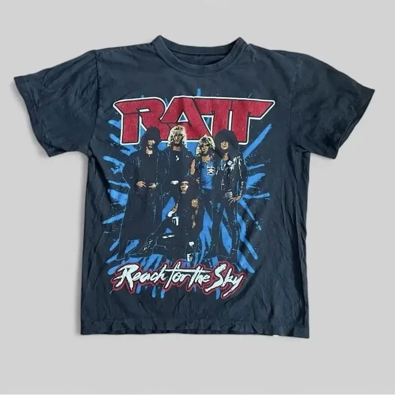 Vintage Ratt 'Reach For The Sky' 1989 Japanese Tour Tee Shirt