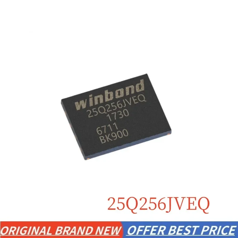 1-10pcs/lot Brand New IN Stock W25Q256JV W25Q256JVEIQ 25Q256JVEQ WSON8 6.1x8 3V 256M-BIT SERIAL FLASH MEMORY Chip IC