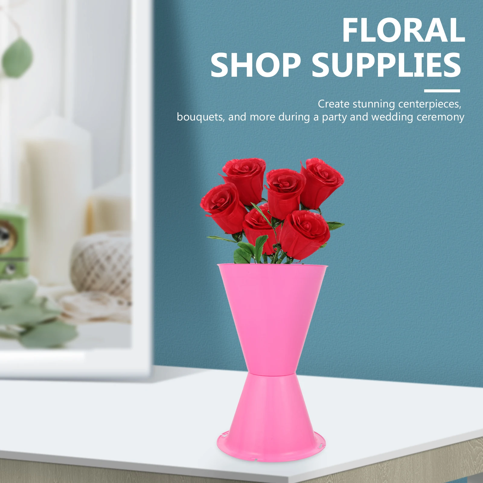 

4pcs Flower Liner For Bouquet Arrangement Sturdy Flower Fixing Base No Smell Floral Packing Implement Perfect Wedding