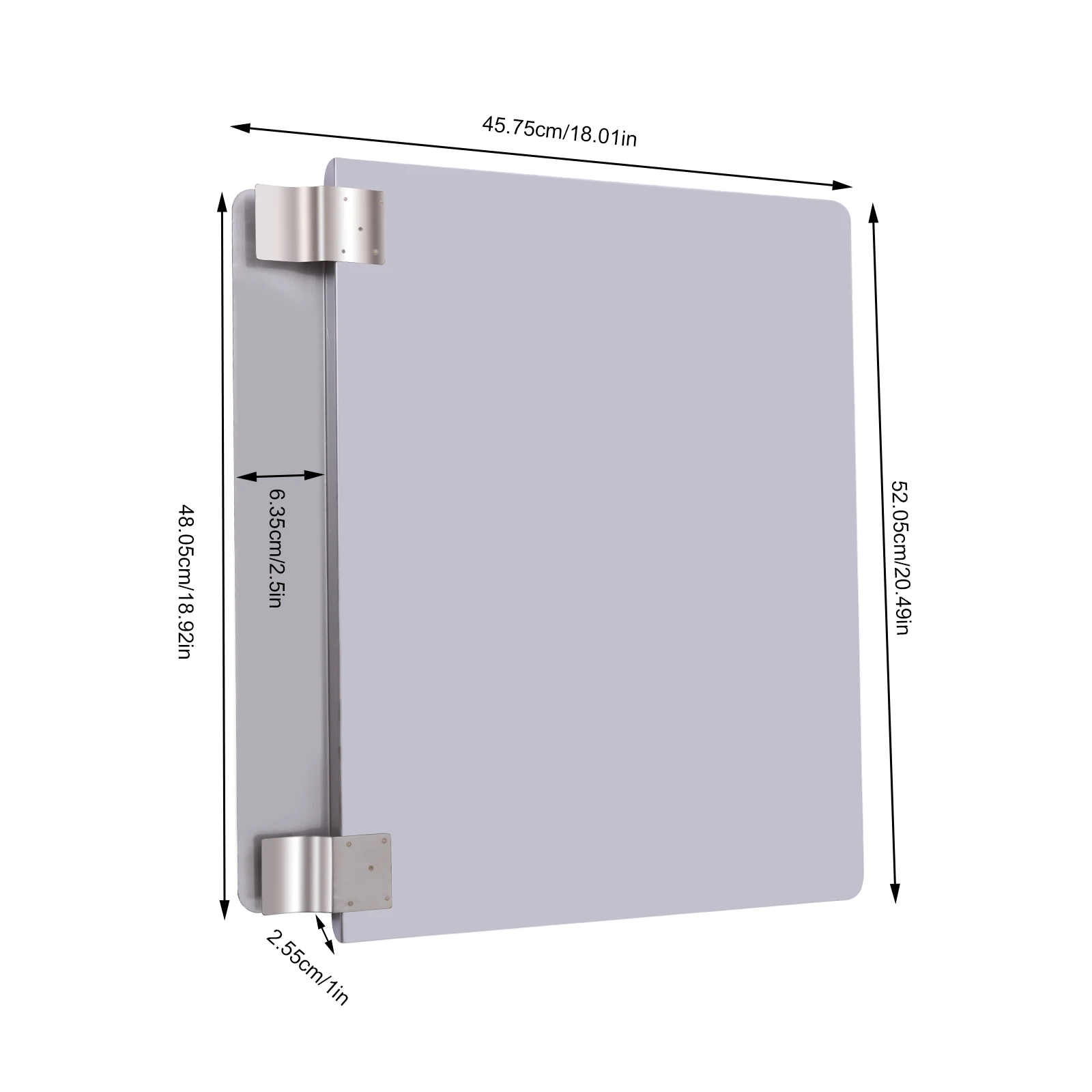 2 Pack Universal Stainless Steel Deep Fryer Splash Guard Insert Left & Right New