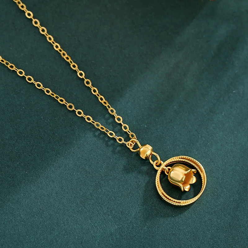 Bracelet Hand String Minsheng Little Red Riding Book With Ring And Shake Suzuki Orchid Necklace 2025 New Luxury Flower Pendant