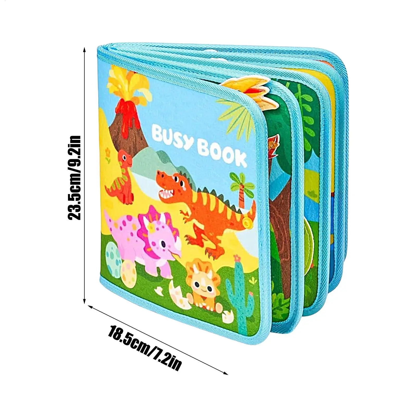Travel Busy Toy Farm Book Kids Busy Game Activity Early Education Book Quiet Playing Board For Girl Boy Preschoolers Cradle Home