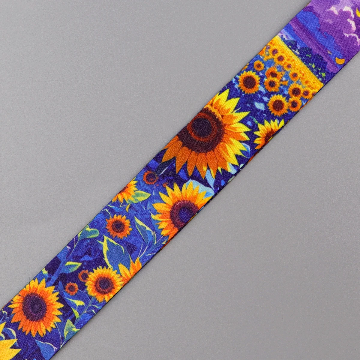 Sunflower Neck Strap Flowers Lanyard Credit Card Holders Keychain Keycord Key Holder DIY Hanging Rope Cell Phone Accessories