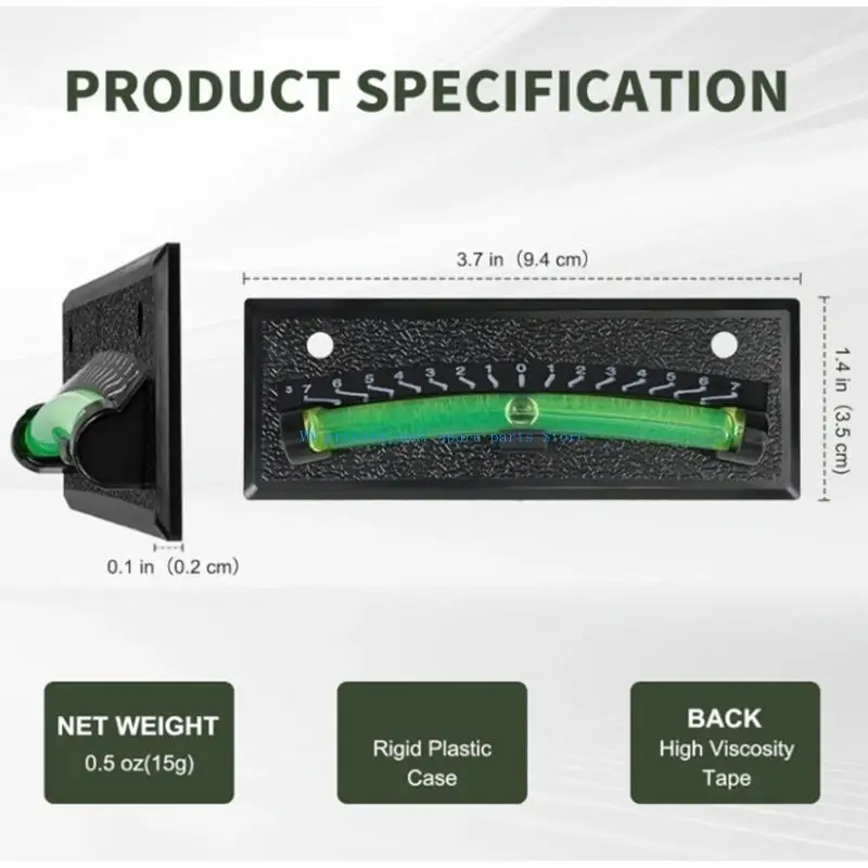 41XA Campistas Mororhome Nível bolha ABS Material Anti Shake Caravanas Detector equilíbrio