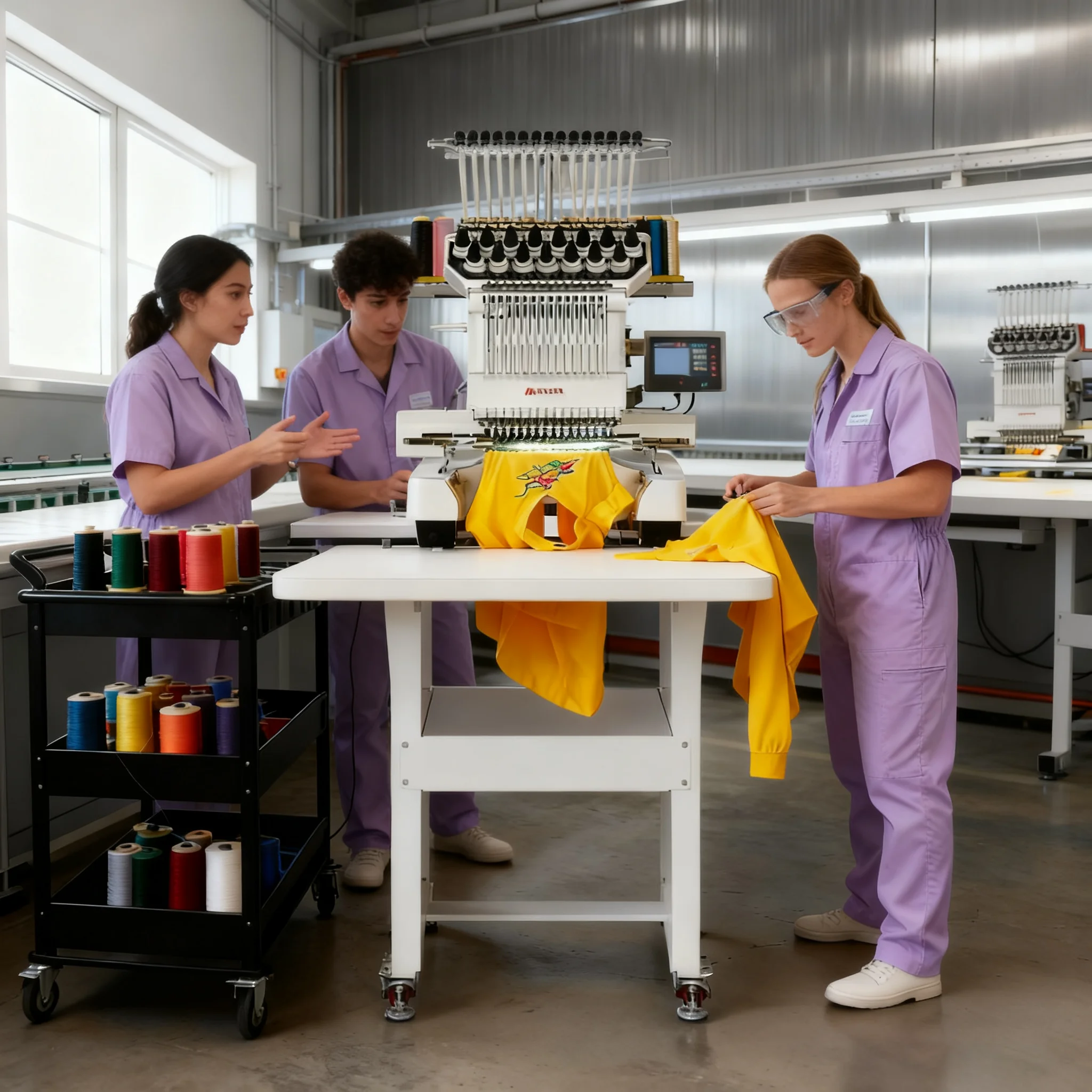 Universal Extensive Embroidery Functions Mfs1500 Compatibility Industrial Multi   Embroidery Machine Computerized