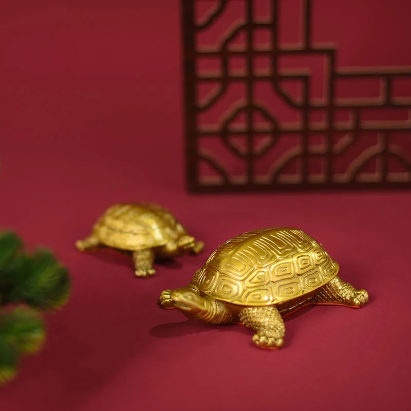 Pure For First Birthday Celebration, Millennium , Copper Baby Anniversary Commemorative Turtle, Chine