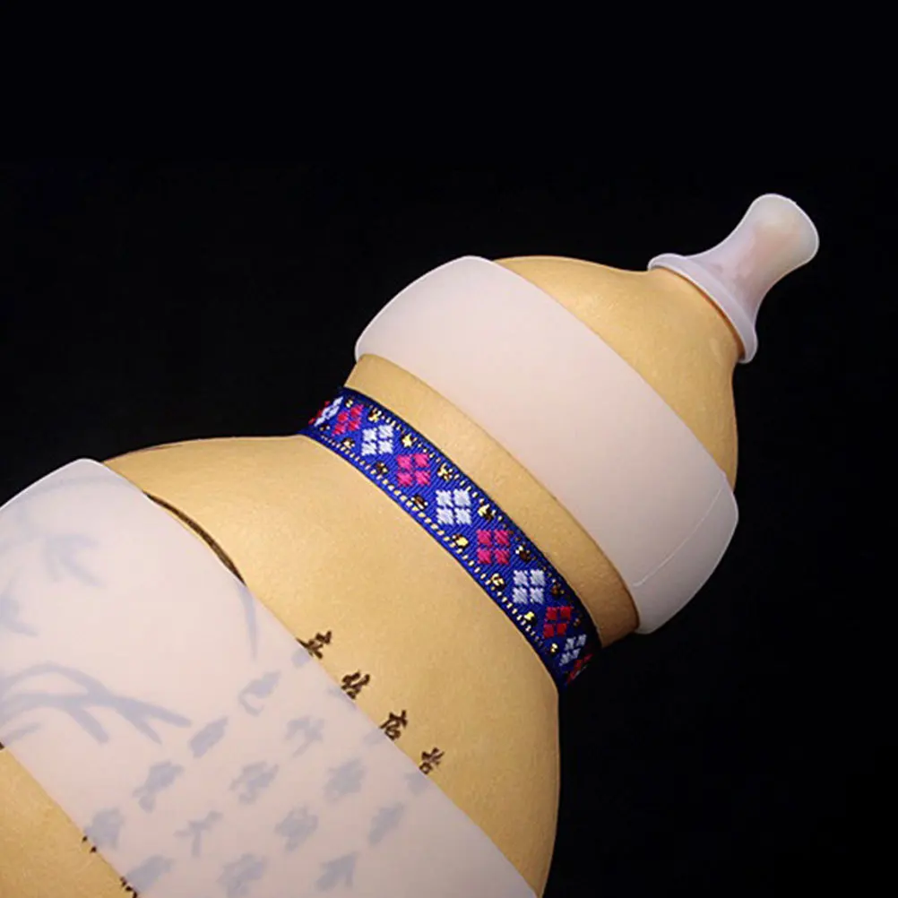 

3pcs Cucurbit Flute Sleeve Durable Silicone Mouth Protector F/G Flute Accessories Universal Fit Replacement Musical
