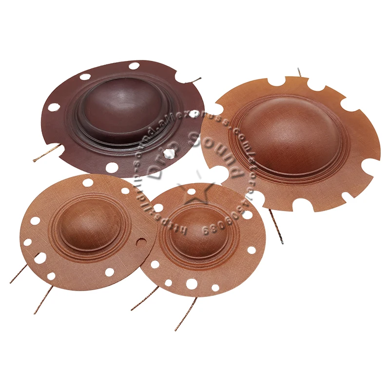 2 قطعة 5/10/50 واط مكبر الصوت ملف صوتي 25/52 الأساسية القرن مكبر الصوت المتكلم ثلاثة أضعاف الراتنج فيلم الحجاب الحاجز محرك رئيس إصلاح أجزاء # 2