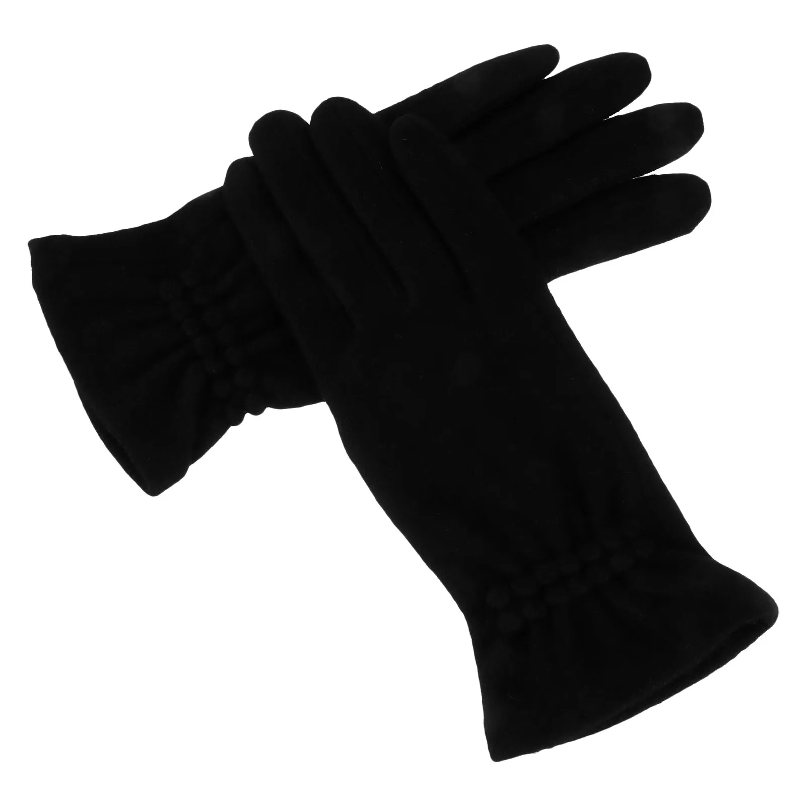 

1 пара женских зимних перчаток с защитой от ветра, на флисовой подкладке, для активного отдыха, альпинизма и езды на лыжах