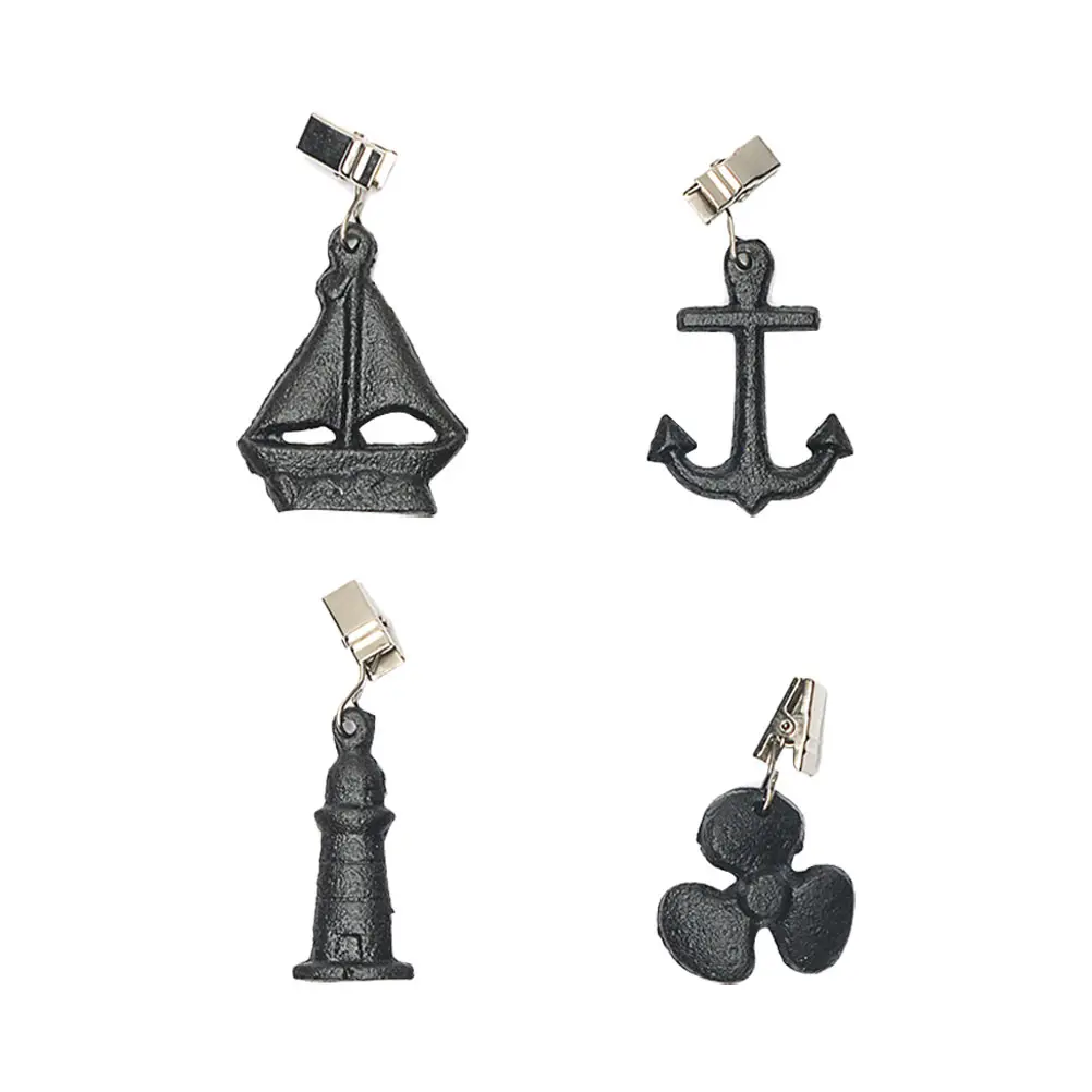 

Picnic Tablecloth Clips Heavy Duty Iron Retro Style Long Term Use Wedding Party Supplies Buffet Dinner Accessories Table