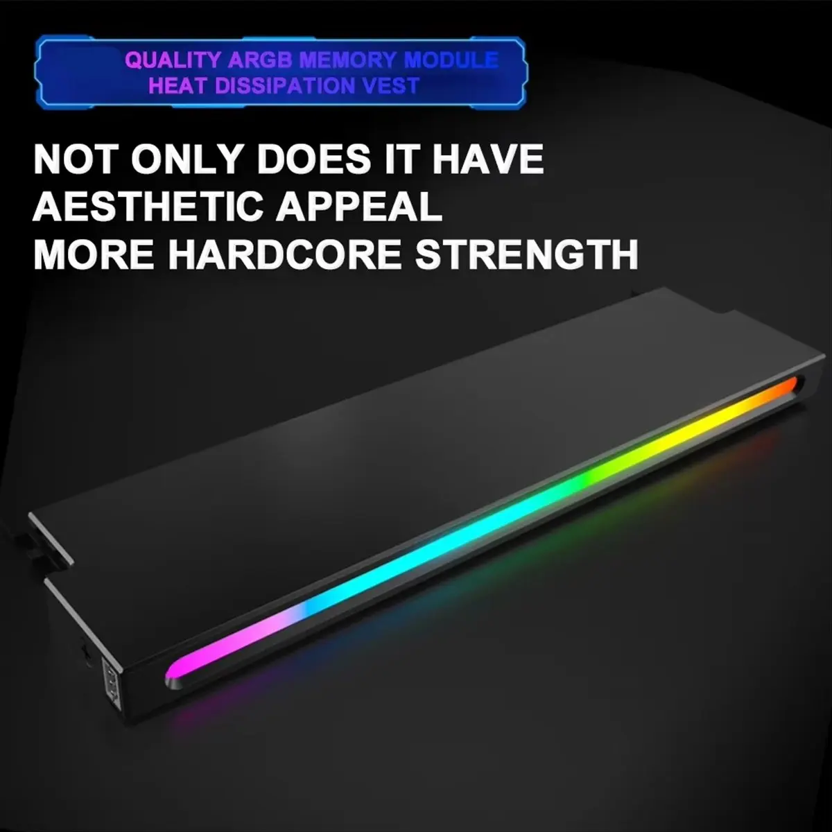 *A99Z وحدة الذاكرة المبرد 5 فولت 3PIN ARGB AURA مزامنة سبائك الألومنيوم مفرشة الحرارة برودة DDR3 DDR4 DDR5 للكمبيوتر المكتبي B #1