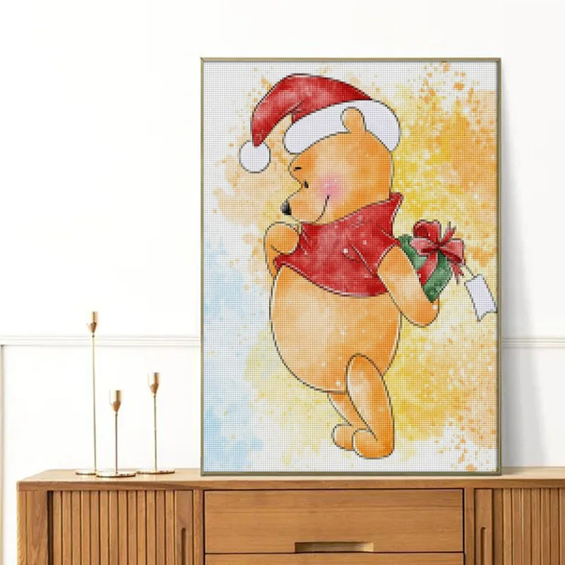 5D DIY Diamond Painting Disney Christmas Gift Mickey Mouse Winnie the Pooh Full Square&Round mosaic embroidery Cross stitch Art