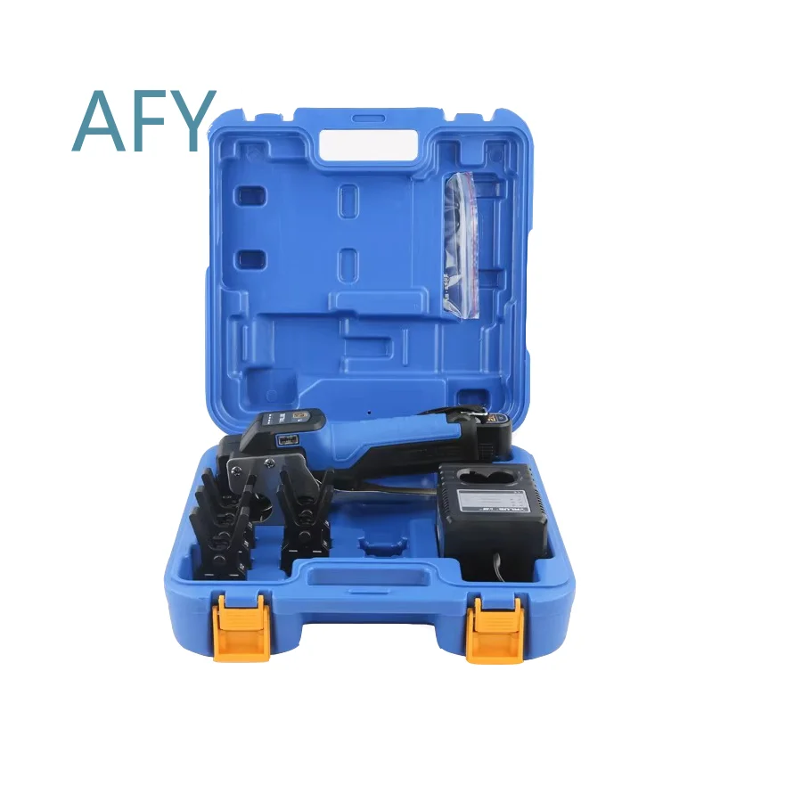 Electric Tube Expander VEF-1 for Copper Tubing HVAC AC Repair Flaring Tool Battery Powered Metric Fitting Kit for