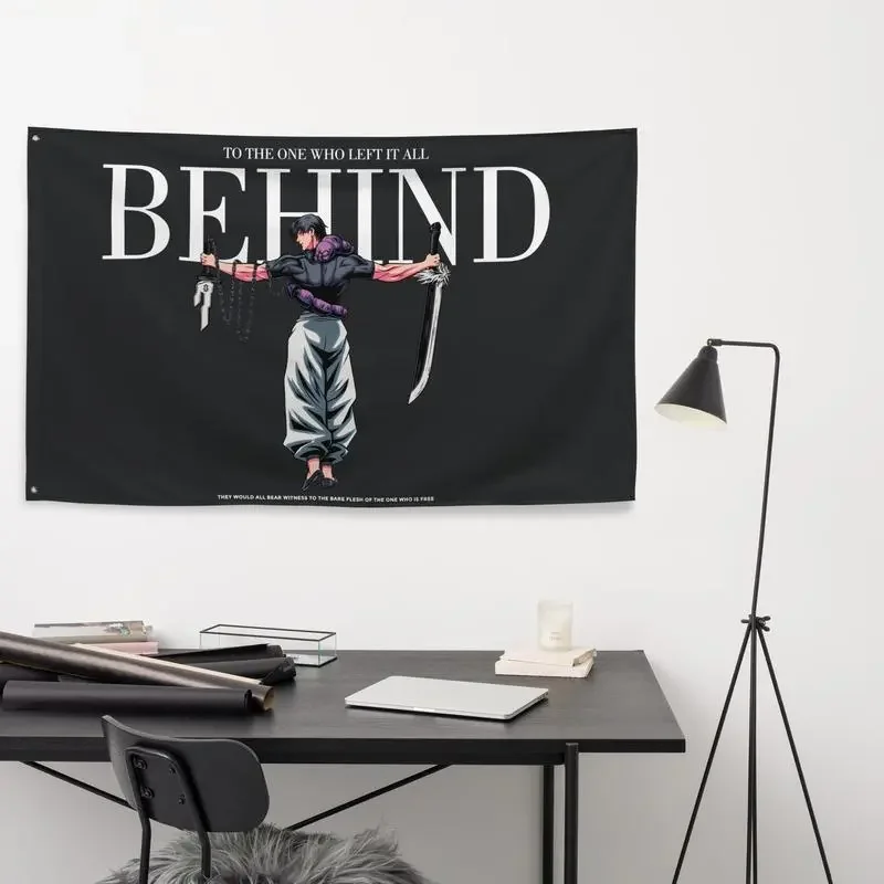Toji Anime Jujutsu Flag Custom Flags for Bedrooms Outdoor Decor Advertising Decorative Home Objects Barber Shop Flaga Tapestry