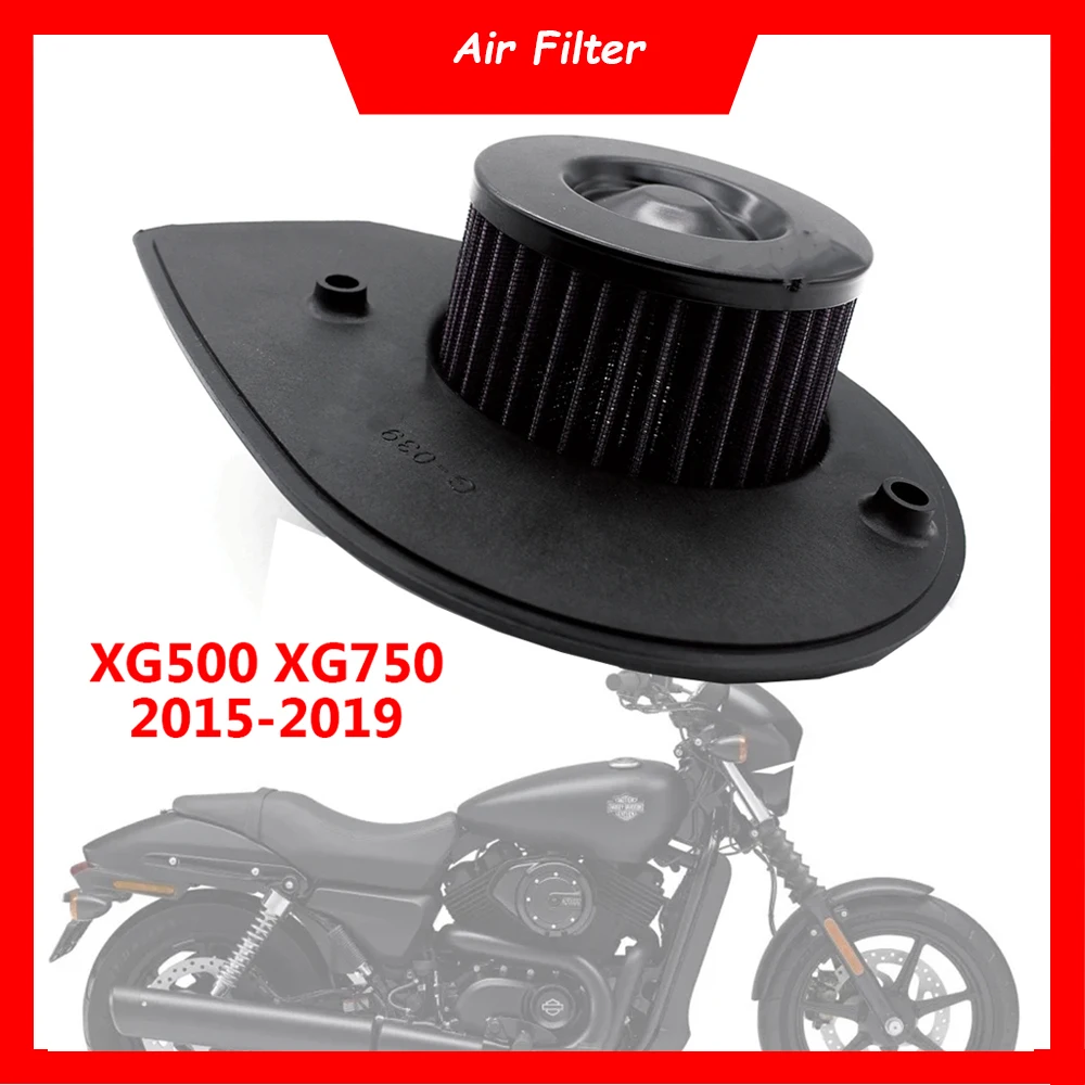 

Motorcycle Engine Air Filter Cleaner High Flow Air Intake Filter Element For Harley Davidson Street 750 XG500 XG750 2015-2019